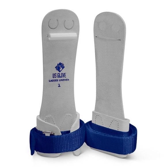 Elite Hook & Loop Uneven Bar Gymnastics Grips - US Glove - GR - ELUV - 200 - LEA