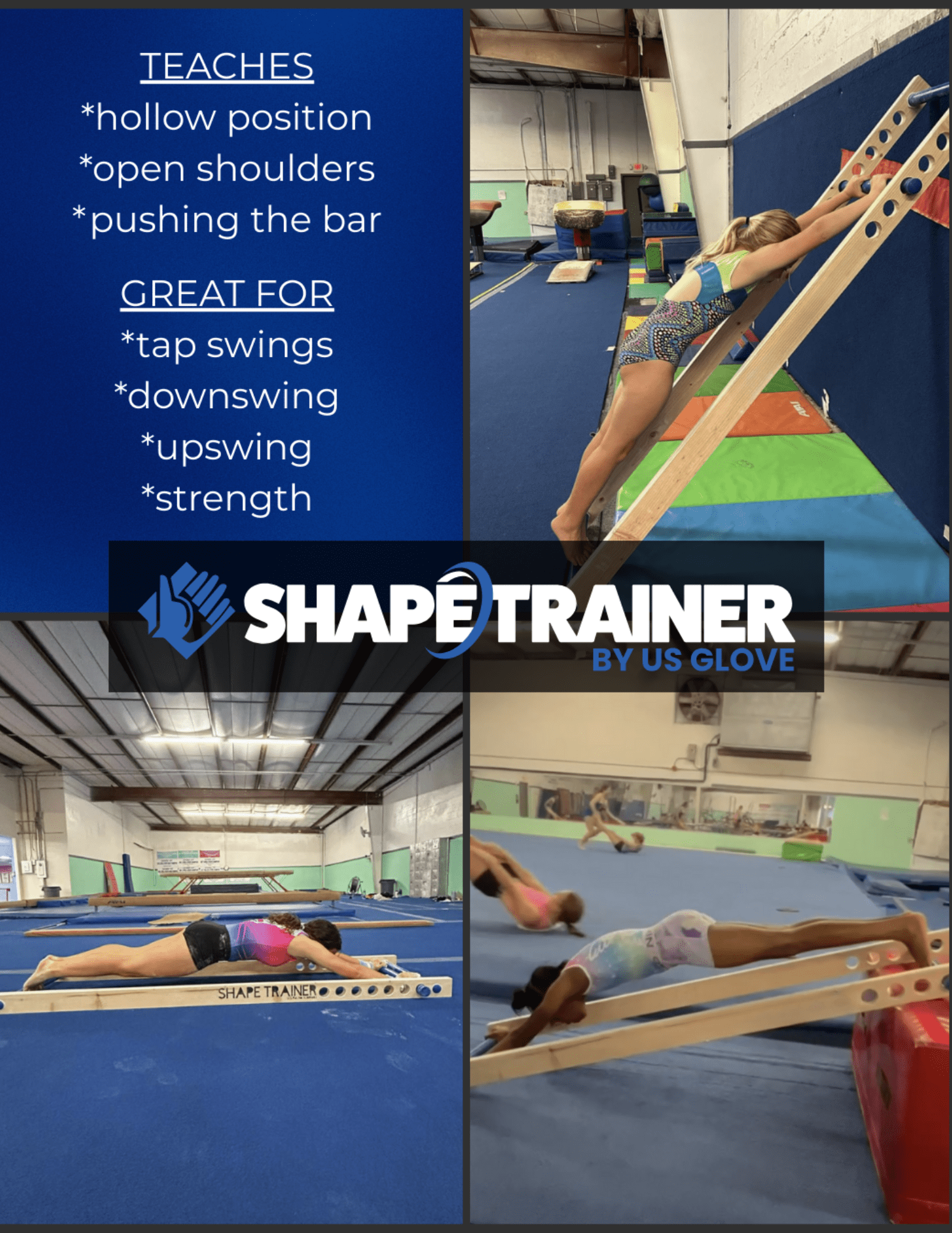 Shape Trainer by US Glove - US Glove - EQ - SHAP - 001 - BLU