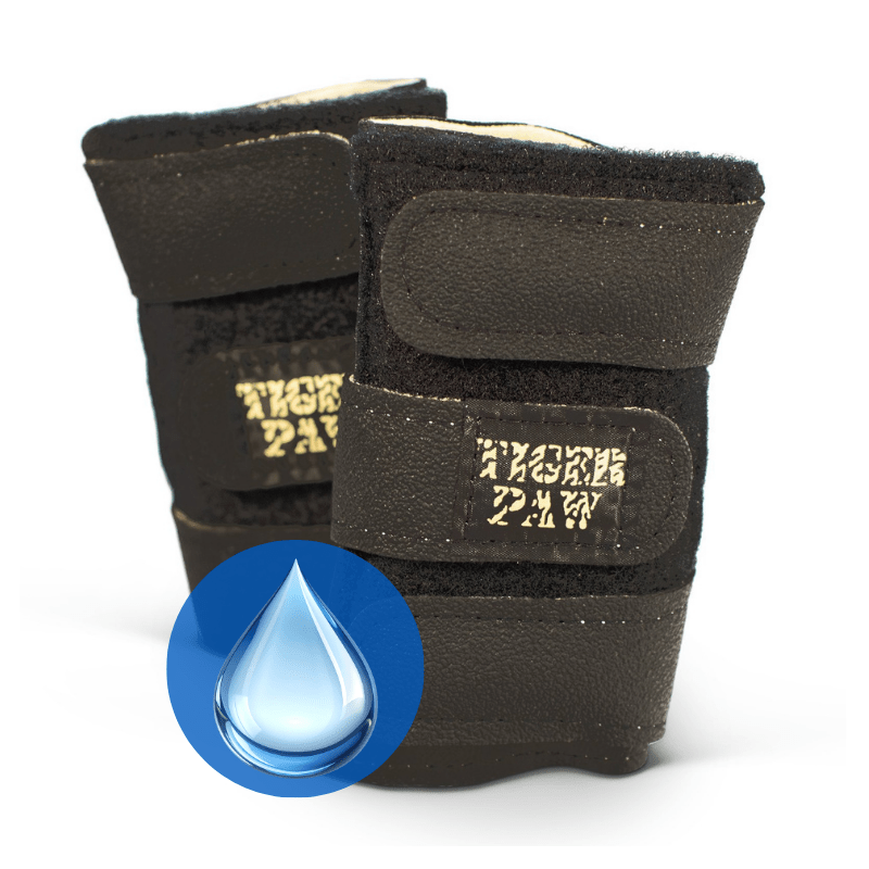 US Glove Waterproof Tiger Paws Wrist Supports - US Glove - WS-WPTP-0XS-BLA